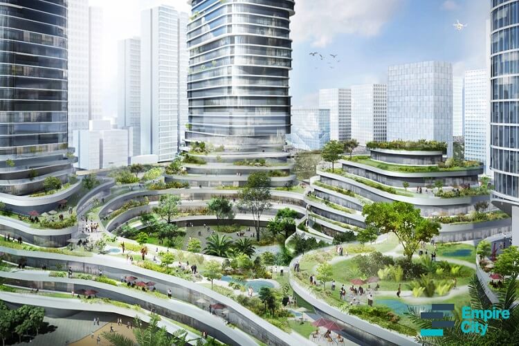 Khu vườn địa đàng "Sky Forest": Điểm nhấn của tòa tháp Empire 88 Tower Khu vườn địa đàng "Sky Forest": Điểm nhấn của tòa tháp Empire 88 Tower