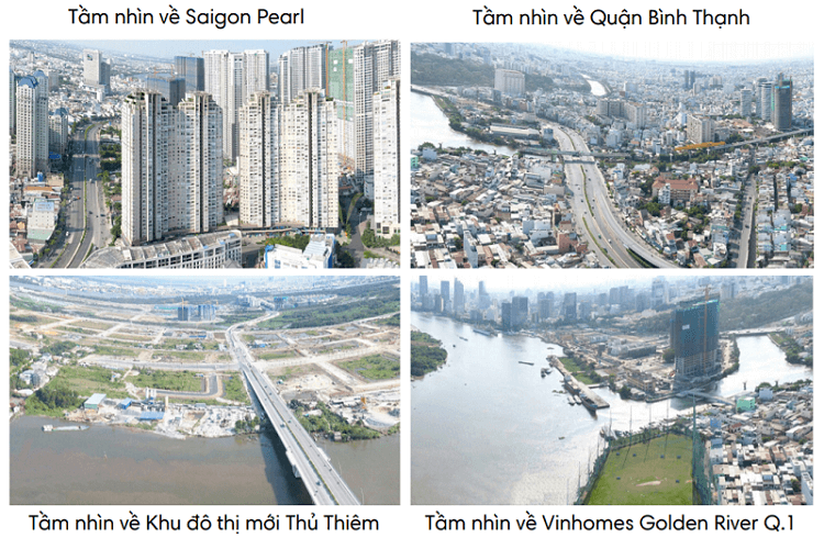 Tầm nhìn từ dự án Sunwah Pearl