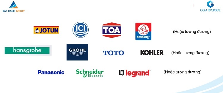 danh mục nội thất căn hộ Gem Riverside
