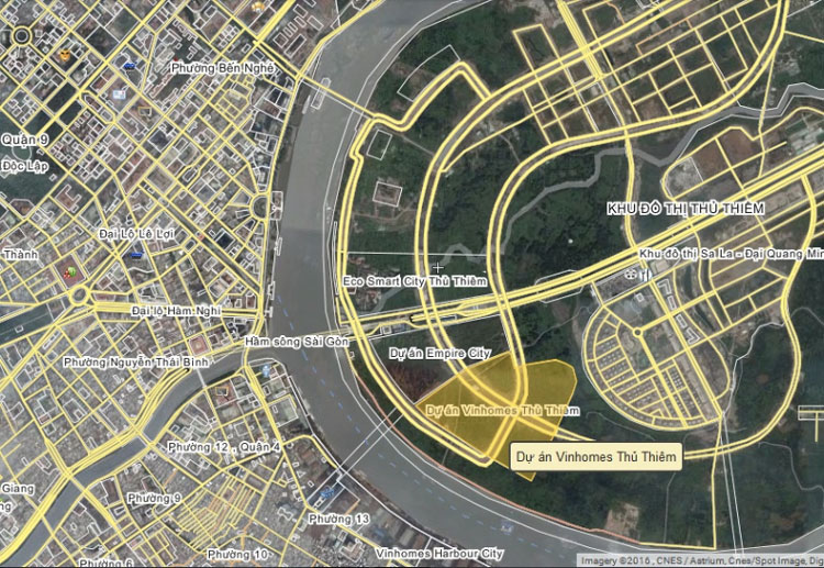 Khu chức năng 2C Thủ Thiêm được Vingroup "xí chỗ"