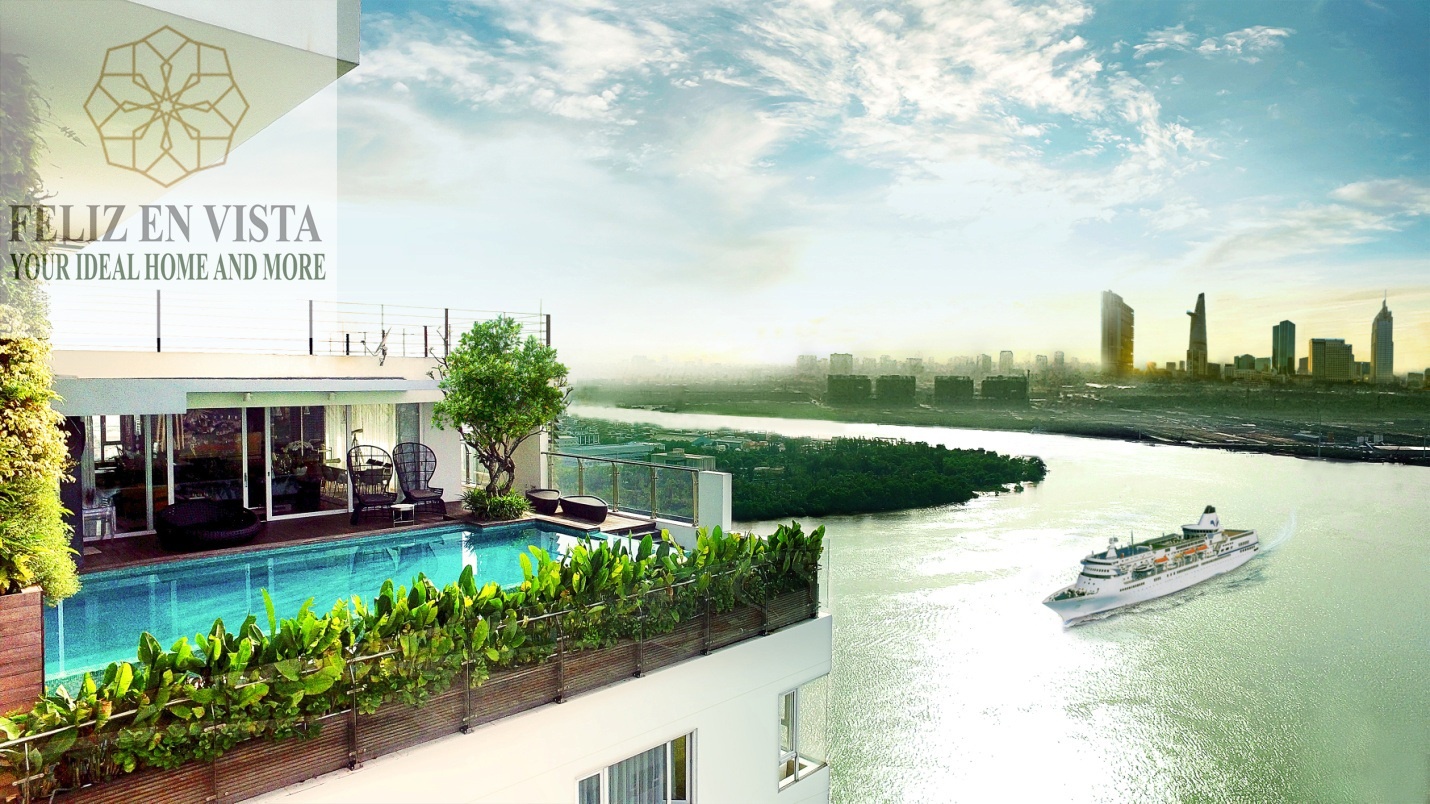 Tầm nhìn từ dự án căn hộ Feliz En Vista