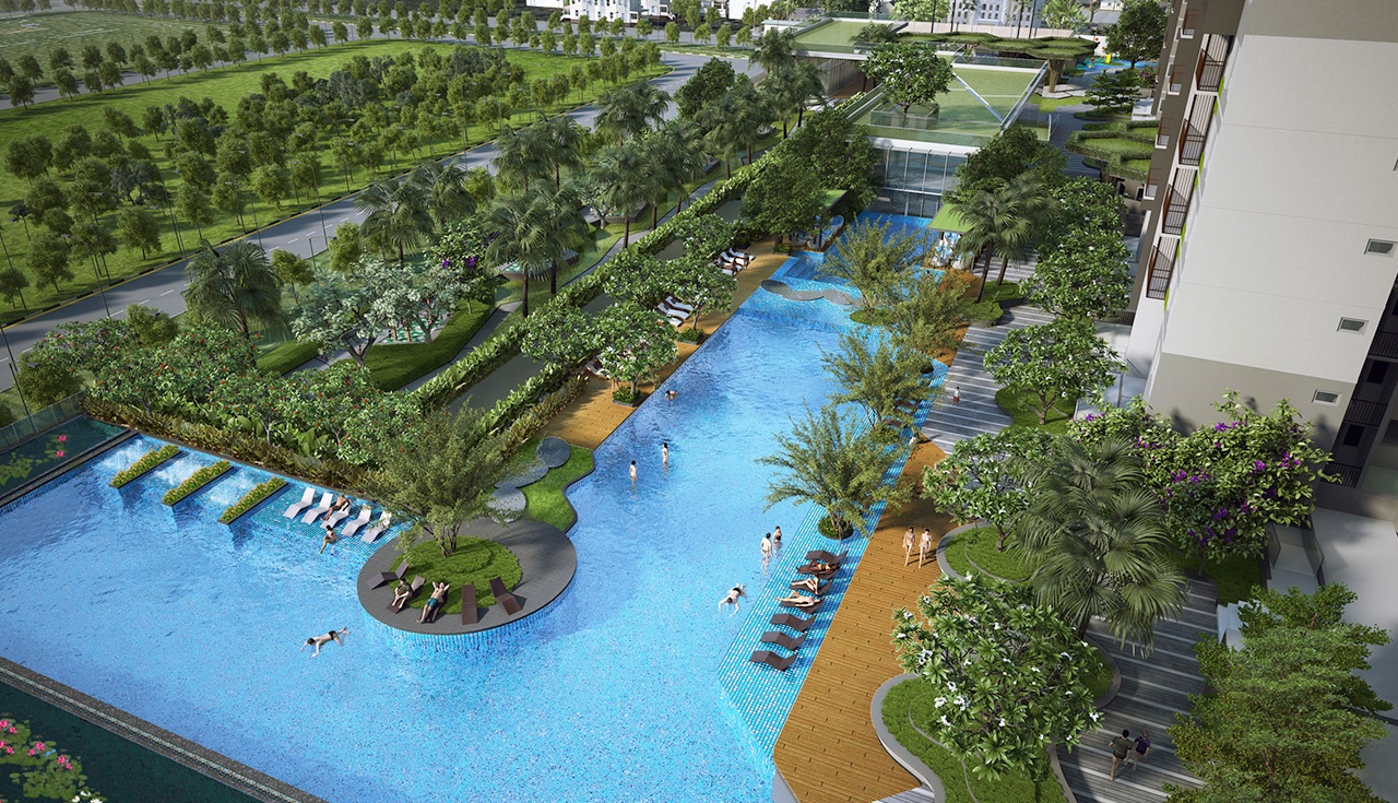 Phối cảnh tiện ích nội khu dự án Vista Verde