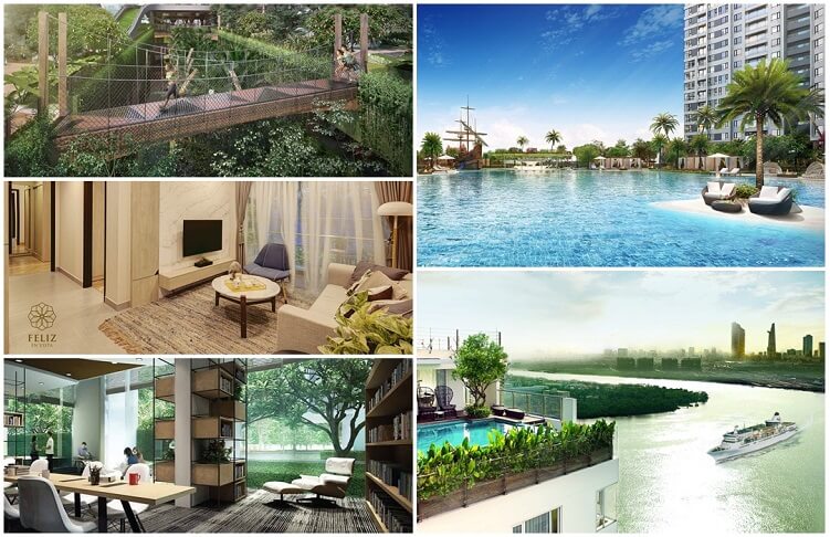 Một số tiện ích nổi bật tại dự án Feliz en vista