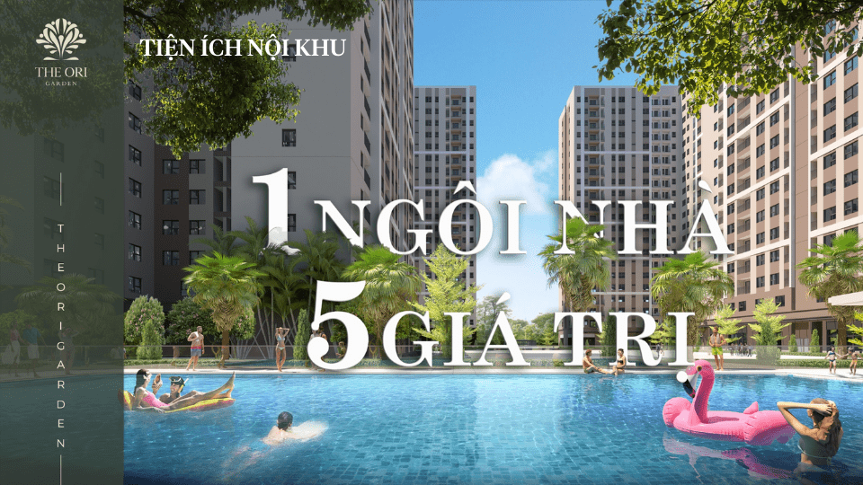 Cụm tiện ích nội - ngoại khu dự án The Ori Garden Seaview Tower Cụm tiện ích nội - ngoại khu dự án The Ori Garden Seaview Tower