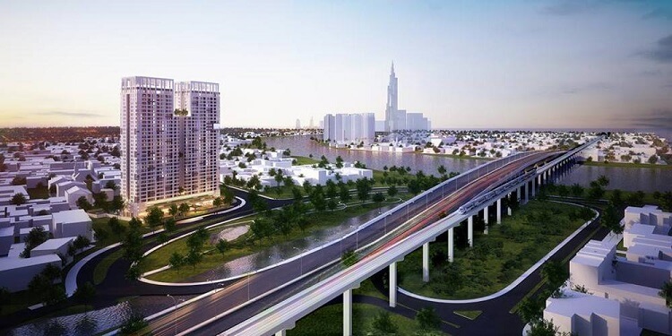 Phối cảnh Dự án căn hộ Bình An Pearl 