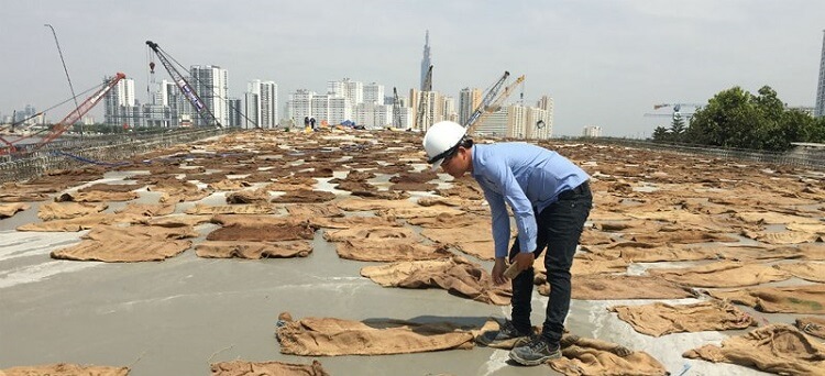 Cầu qua đảo Kim Cương trước ngày thông xe