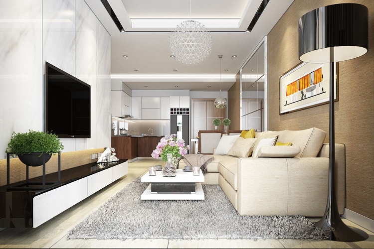 Phối cảnh căn hộ mẫu dự án Gem Riverside