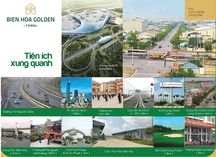 tiện ích dự án biên hòa golden town