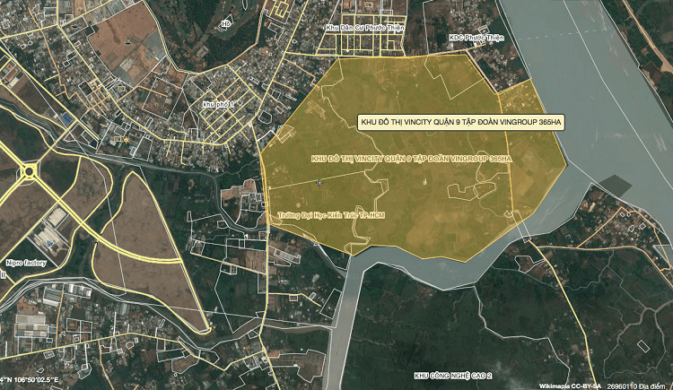 Vị trí Dự án căn hộ Vincity New Saigon (Vincity Grand Park Quận 9)