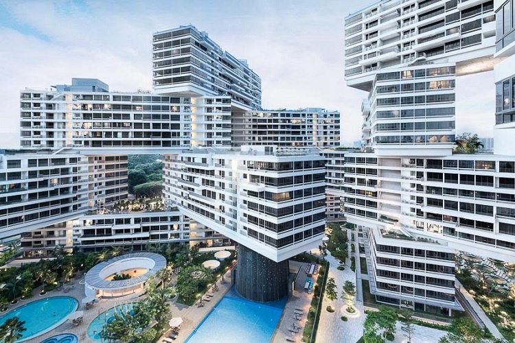 Kiến trúc độc đáo của khu phức hợp The Interlace tại Singapore