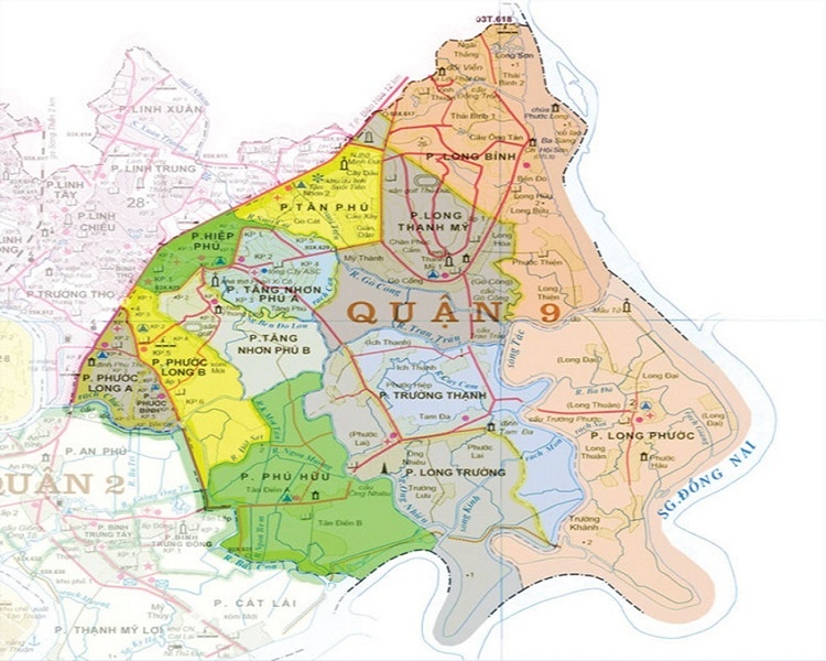Bản đồ quy hoạch Quận 9